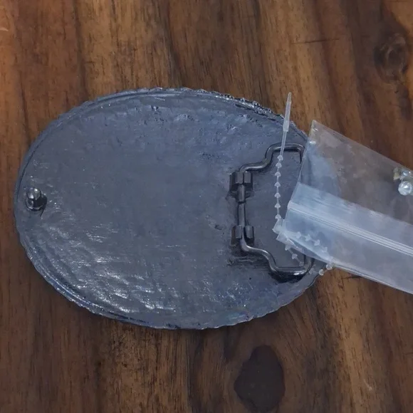 Rhinestone Cross Belt Buckle - Picture 3 of 4